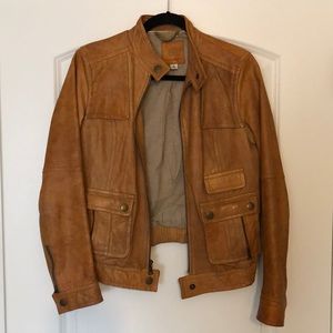 Banana Republic Leather bomber jacket
